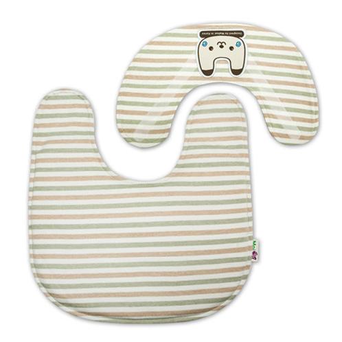 Striped Organic Mama Bib