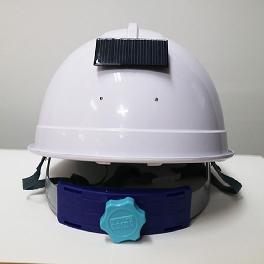 Preventing safety accidents Solar LED safety hat charged by solar power and easy to adjust size