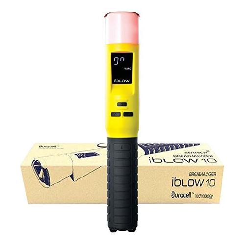 iBlow10 Breathalyzer Portable Breath Alcohol Tester with FND & light Display