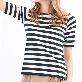 full image Half Stripe(M) T-Shirts