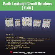 ELCB (Earth Leakage Circuit Breakers)