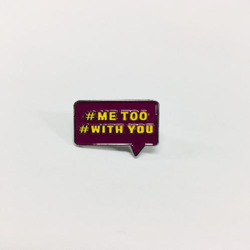 #MeToo Enamel Pin