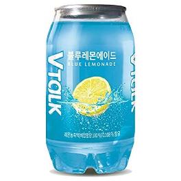 Food Science  Vtalk Blue Lemon Ade Soda Refreshing Lemon Scent (350ml x 24ea)