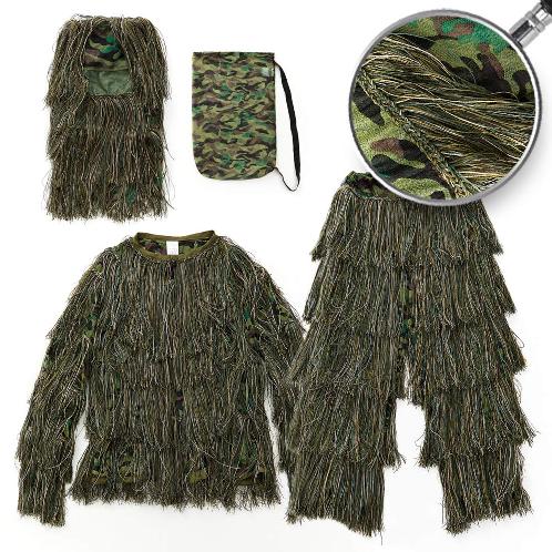 LOVAT YOWKA GHILLIE SUIT for Perfect Camouflage GREEN | Gilie suit,camouflage suit ,military,sniper's camouflage suit,toy