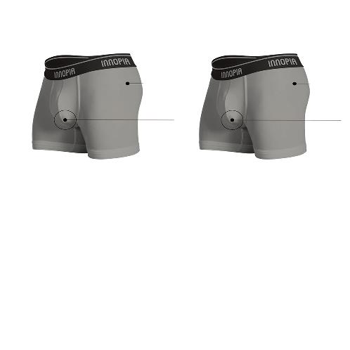 functional underwear for promoting male health (3D detachable male health panties) gray