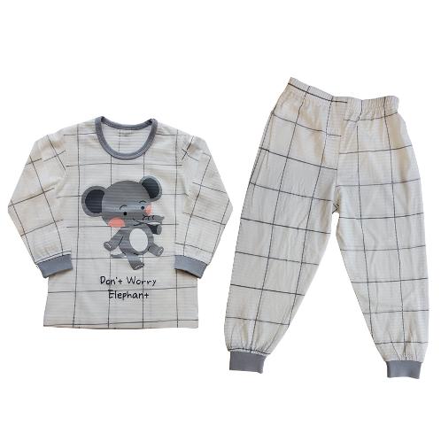 My Elephant; 21SS kids Organic Long-Sleeves Jacquard