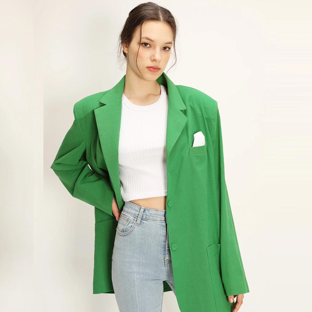 Brianna Oversized Handkerchief Blazer