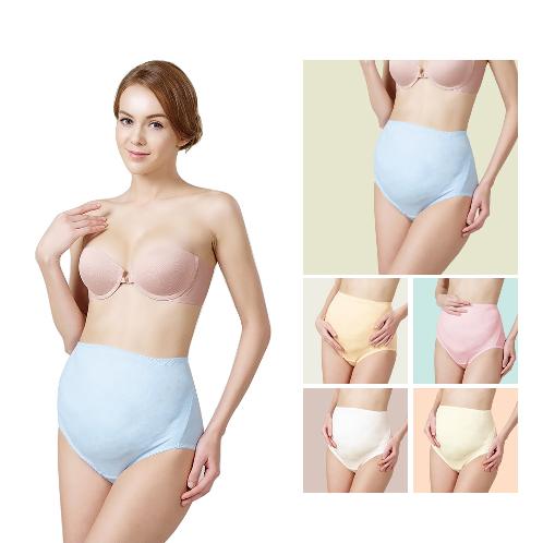 CECEMOM CPT7500 (5 Pair Pack) 100 SIZE Cotton Spandex Pregnancy Panties Korea