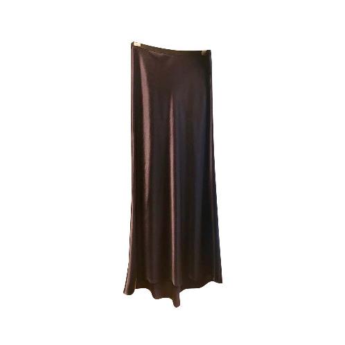 Silk Satin Long Skirt