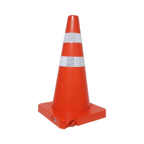 Traffic cone with alarm system