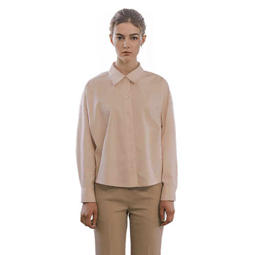 Single Standard Tuppe Shirt - Pink Ivory