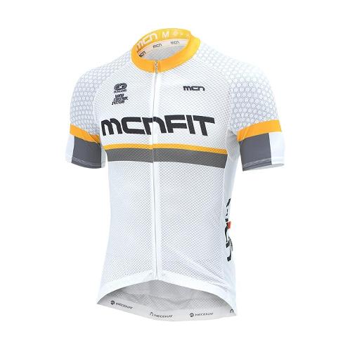 CJS-LUMEN WHITE  UV protction short sleeve cycling jersey