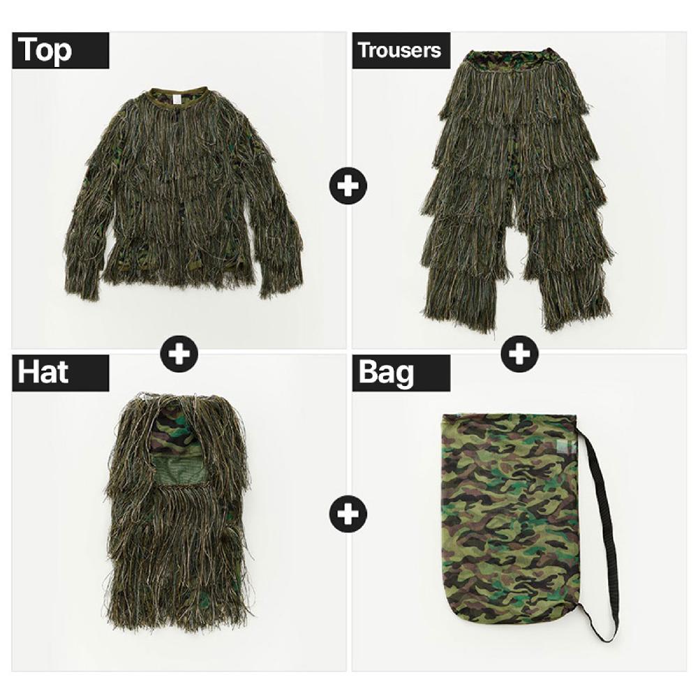 Ghilliesuit Set, Sniper Camouflage (Adult, Child, 3 color)