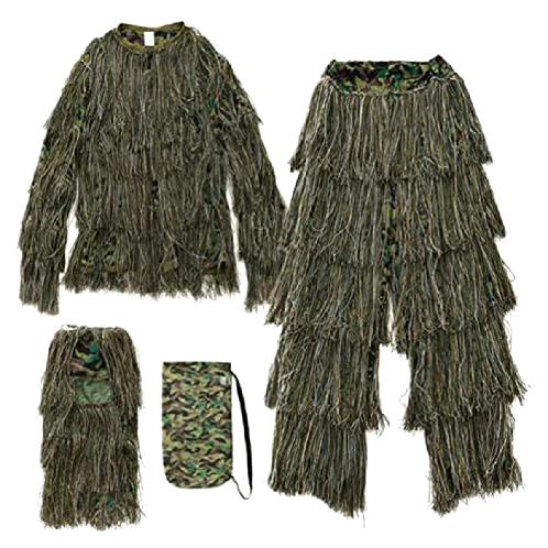 Ghilliesuit Set, Sniper Camouflage (Adult, Child, 3 color) | GHILLIE SUIT,  LOVAT YOWCA  GHILLIE SUIT ,  international fiber, cosplay,  Children's GHILLIE SUIT Cosplay (For Adults)