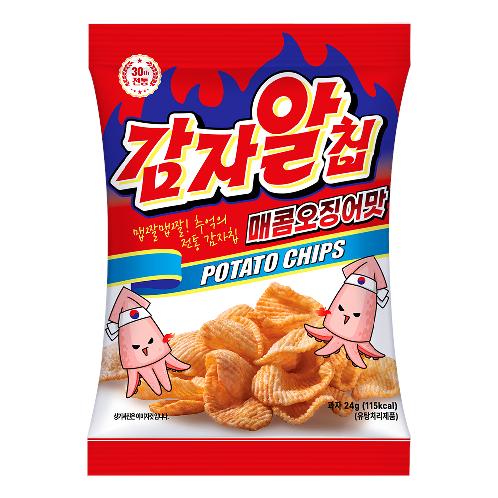 Potato Chip Spicy Squid Flavor