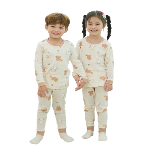 kids wear 30S 3/4 length modal <Puppy Hi>