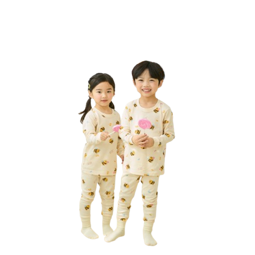 kids wear 30S 3/4 length modal <Honey Candy>